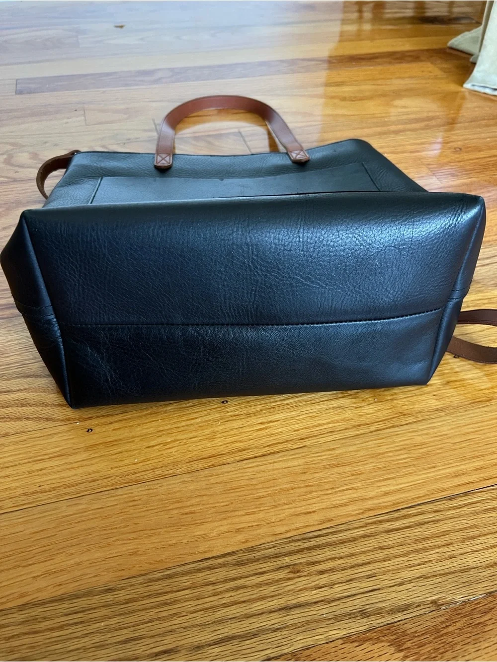 Madewell Leather Zip-Top Medium Transport Tote NWOT